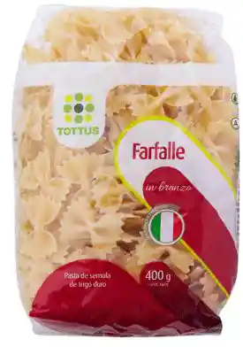 Fideos Farfalle Tottus al Bronce Tottus