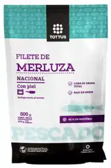 Filete de Merluza Nacional con Piel Tottus