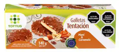 Tottus Galleta Tentacion Caramelo Mani