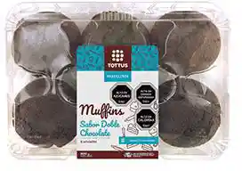  Muffin Doble Chocolate Tottus