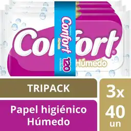 Confort Papel Higiénico Húmedo 