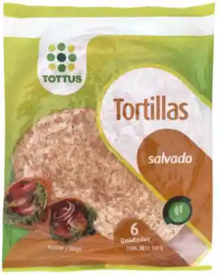 Tortilla Integral con Salvado Tottus x 6 Unidades