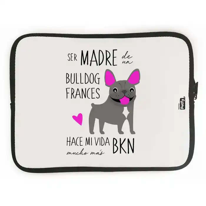 Funda Ipad Bull Dog Frances Gris