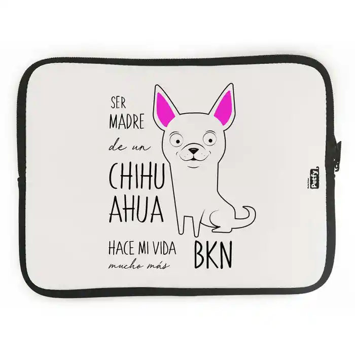 Funda Ipad Chihuahua Blanco