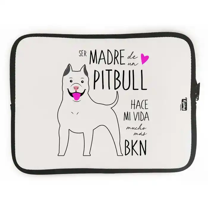 Funda Ipad Pitbull Blanco