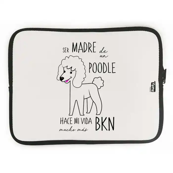 Funda Ipad Poodle Blanco