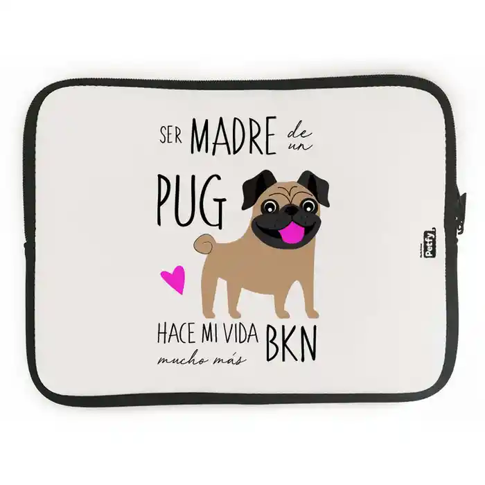 Funda Ipad Pug Cafe