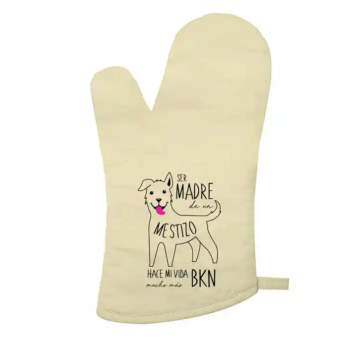 Guante De Cocina Mestizo Blanco