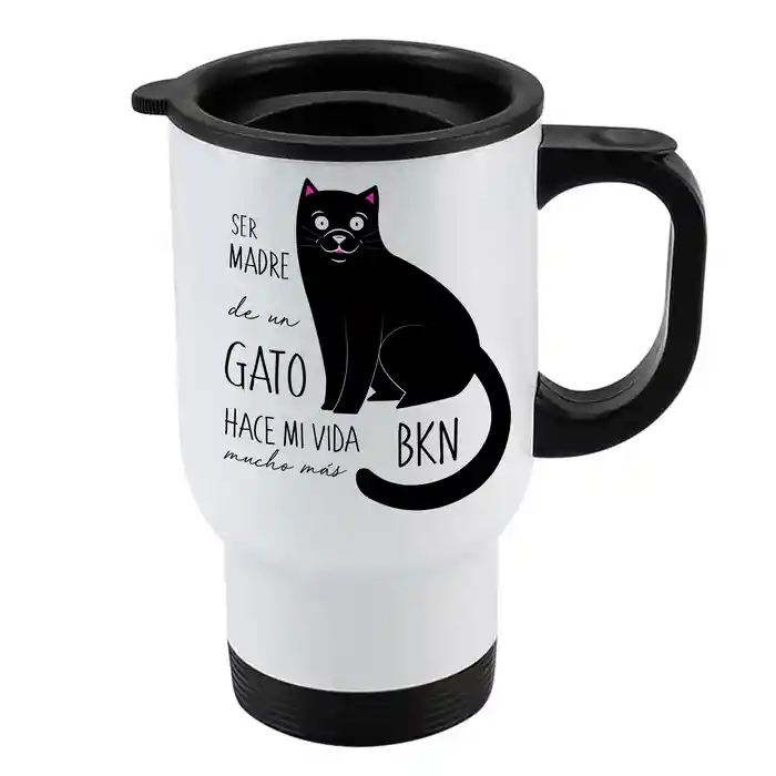 Mug 410Cc Gato Negro
