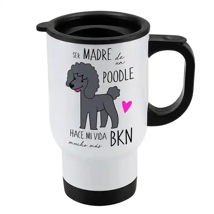 Mug 410Cc Poodle Negro