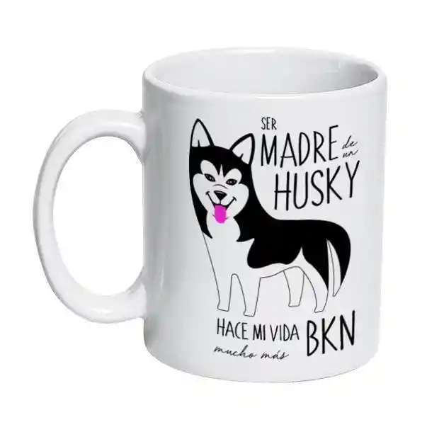 Tazon Ceramico Husky Negro