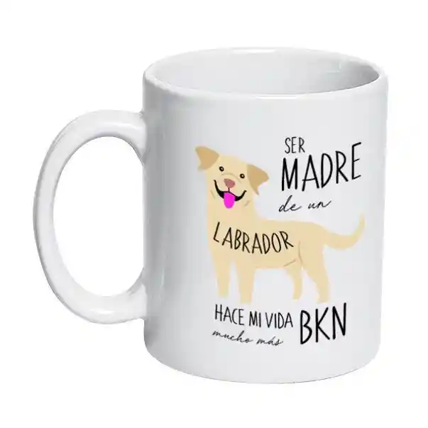 Tazon Ceramico Labrador Retriever Cafe