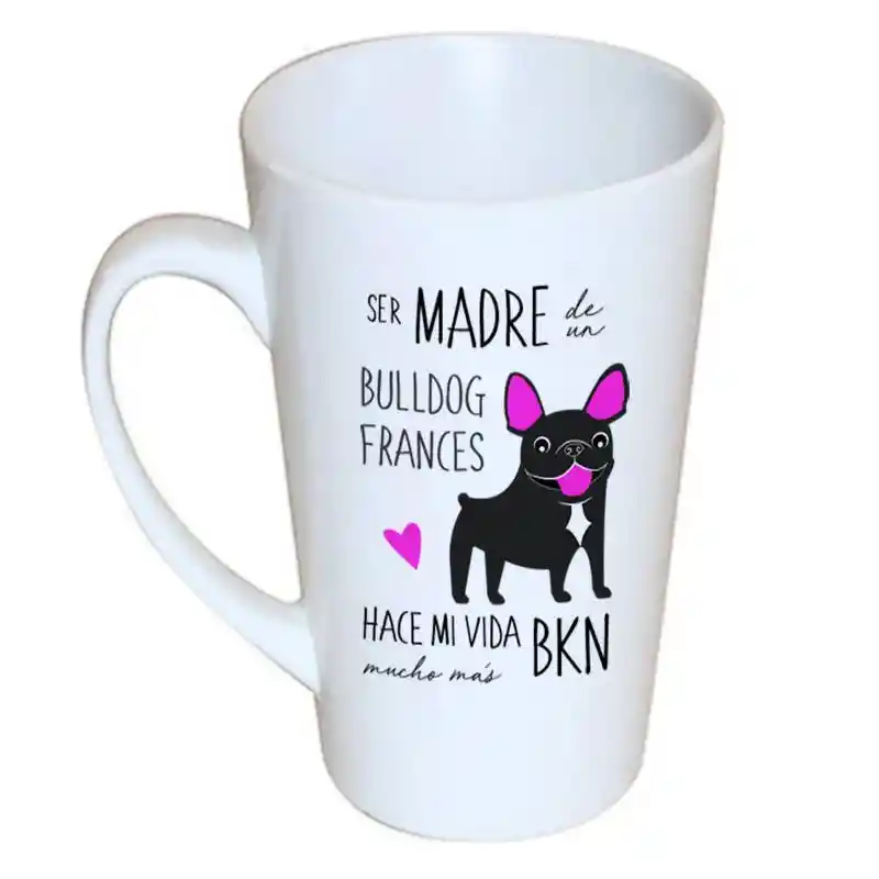 Tazon Conico Bull Dog Frances Negro