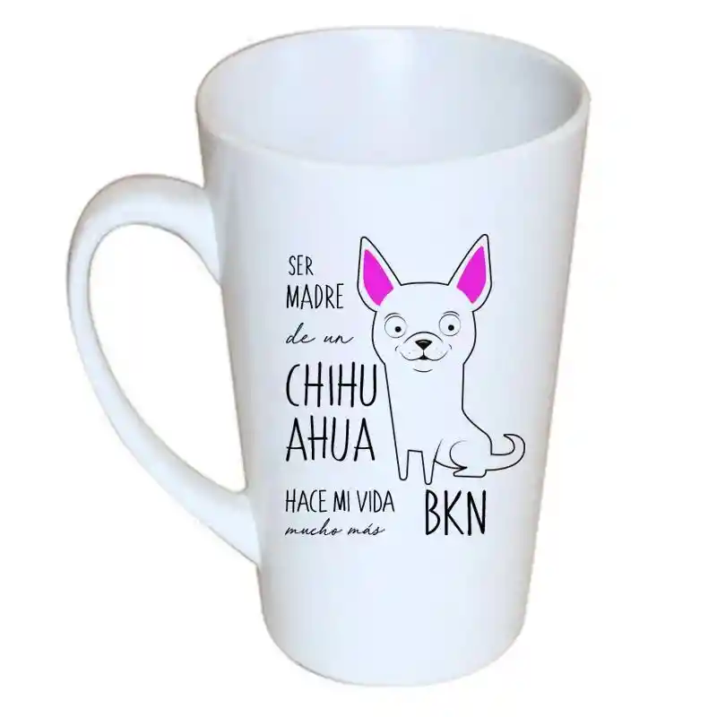 Tazon Conico Chihuahua Blanco