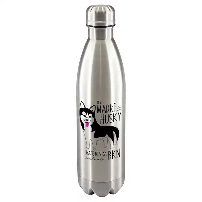 Termo Botella Husky Negro