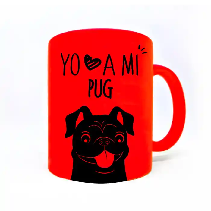 Tazon Flour Naranjo Pug_Negro