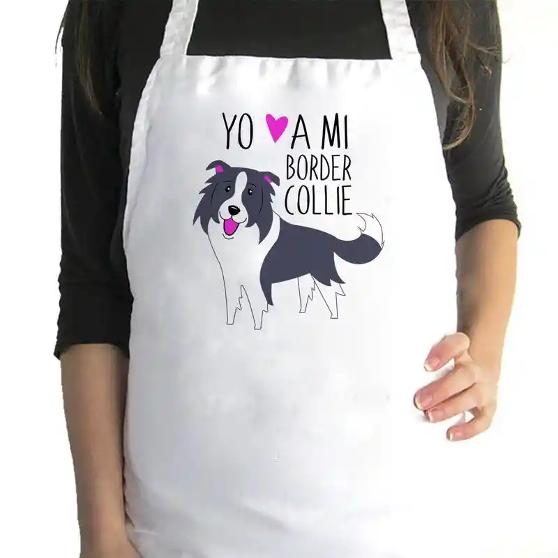 Delantal De Cocina Border Collie