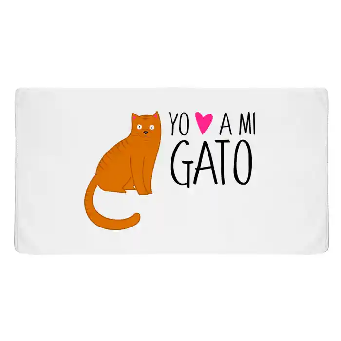 Toallas Gato Naranjo