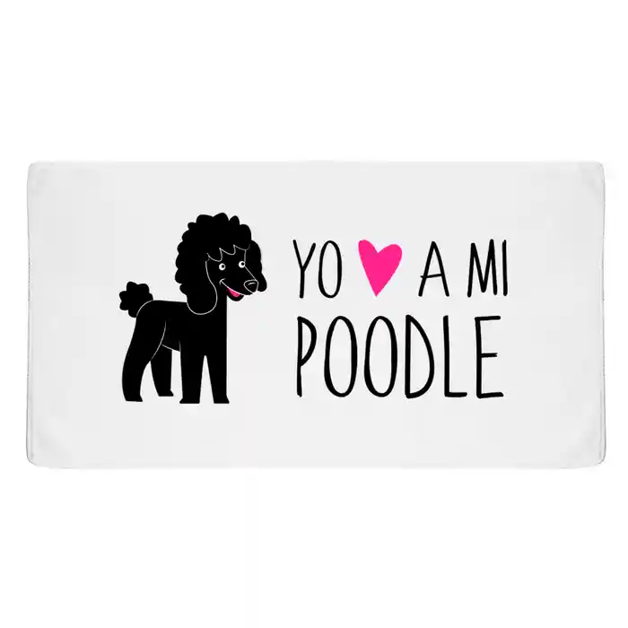 Toallas Poodle Negro