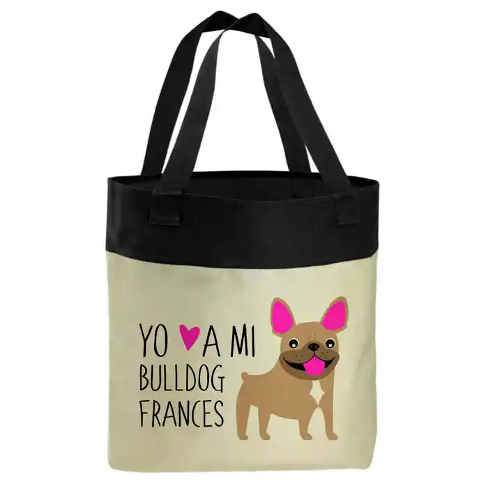 Bolso Bull Dog Frances Cafe