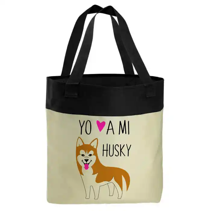 Bolso Husky Cafe