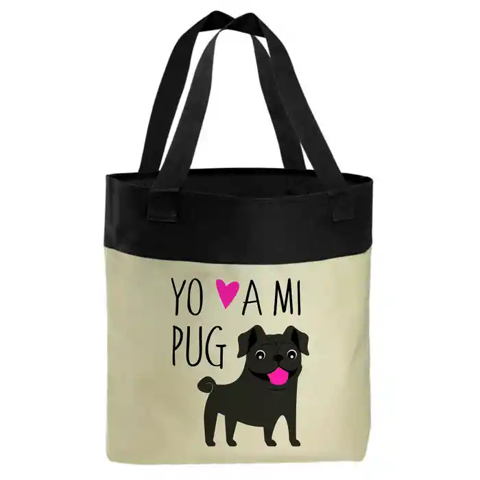 Bolso Pug Negro