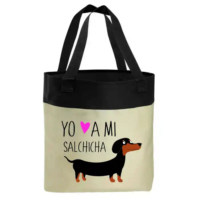 Bolso Salchicha Negro