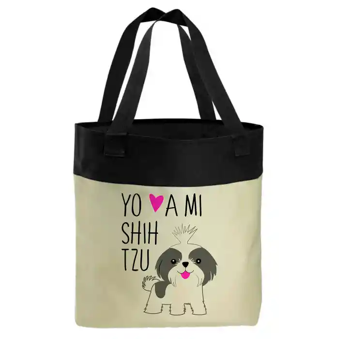 Bolso Shih Tzu Gris