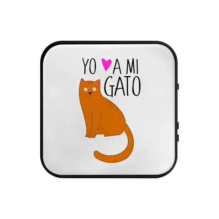 Parlante Bluetooth Gato Naranjo