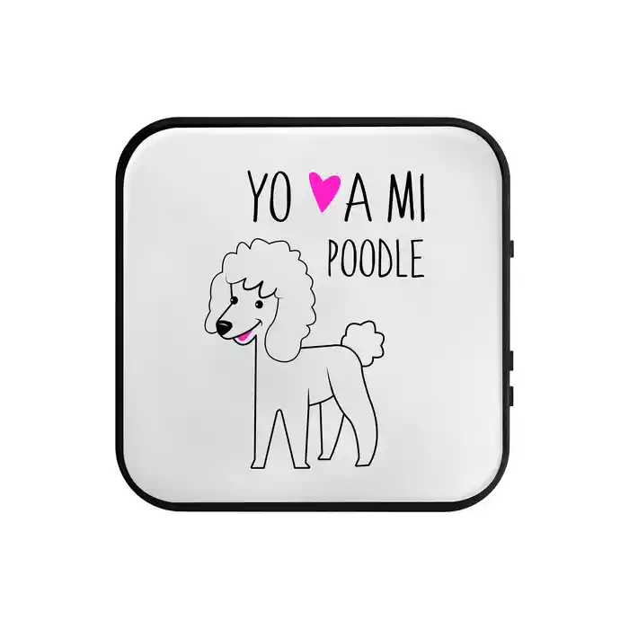 Parlante Bluetooth Poodle Blanco