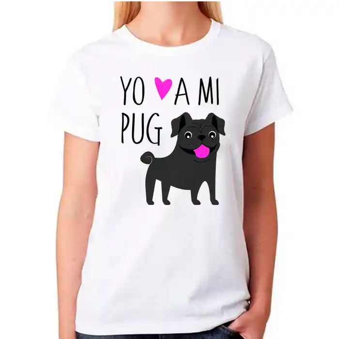 Tabla De Cocina Pug_Negro