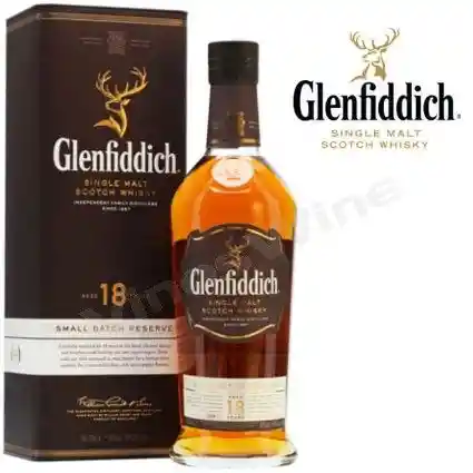 Glenfiddich 18 Años 750cc Whisky 43g