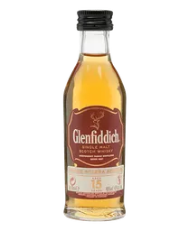 Miniatura Glenfiddich 15 años 50cc 40g