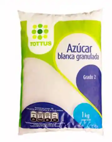 Tottus Azucar Blanca Granulada