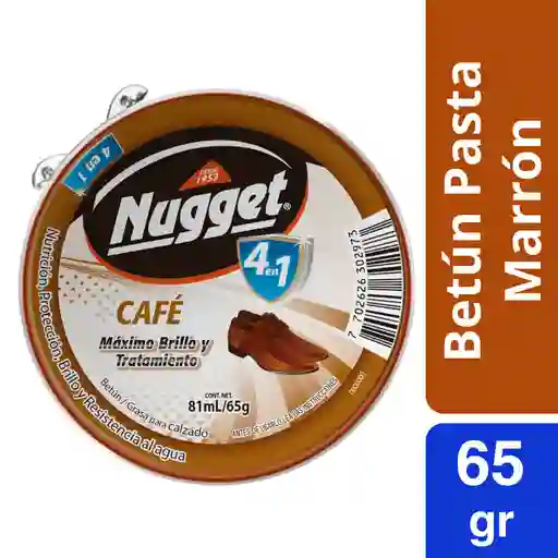 Nugget Betún Para Calzado Pasta Marron 65gr