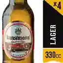 Kunstmann Cerveza Rubia Botella 4 x 330 cc