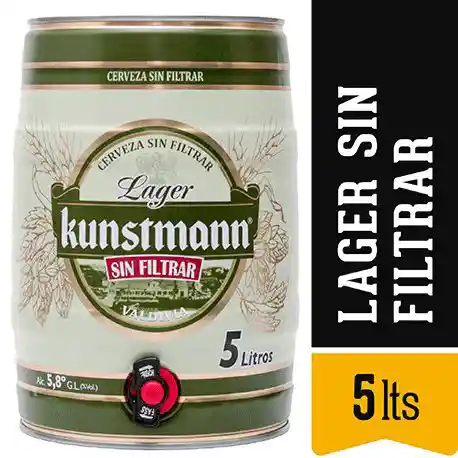 Kunstmann Cerveza Lager Sin Filtrar