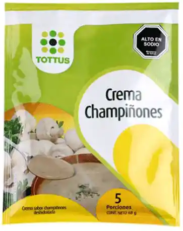 Tottus Cremas de Champiñones