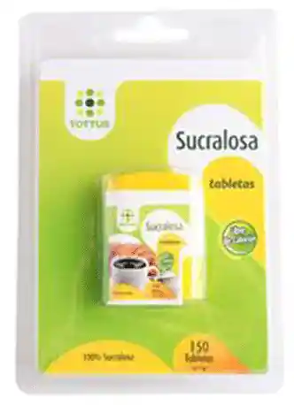 Tottus Sucralosa Endulzante En Tabletasx 150 Unidades