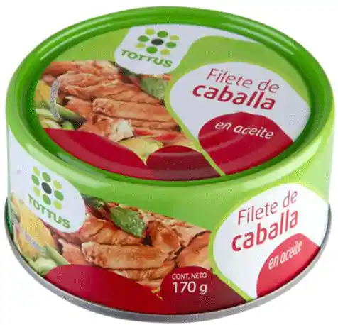 Tottus Filetes De Caballa En Aceite