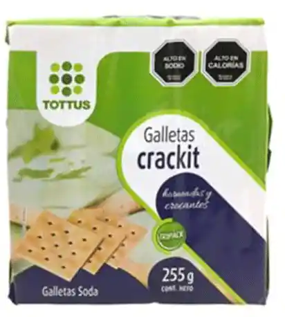 Tottus Galleta Crackit Tripack