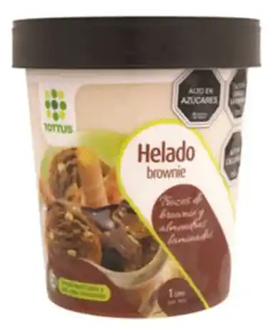 Tottus Helado Sabor A Brownie