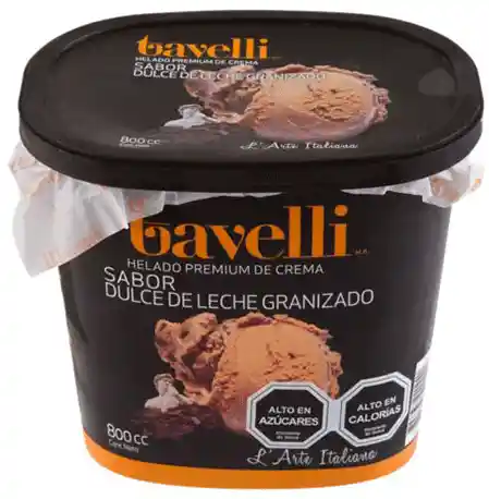 Tavelli Helado Dulce Leche Graniz