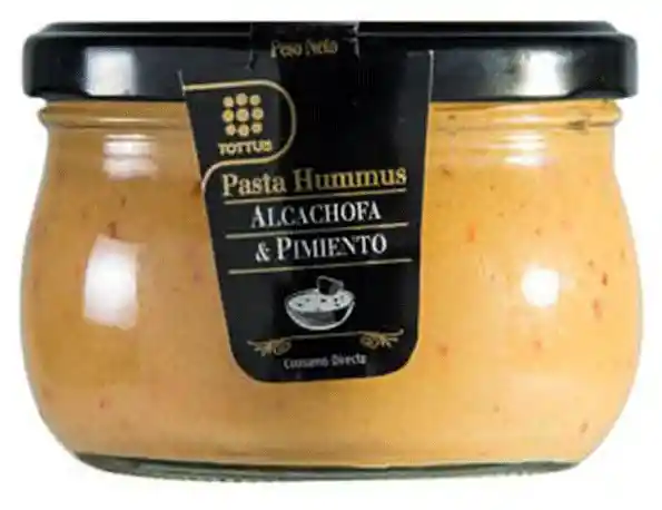 Tottus Hummus Alcachofa Pimiento