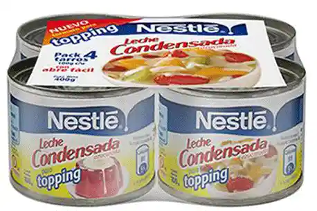 Nestlé Leche Condensada Topping Pack 4 X
