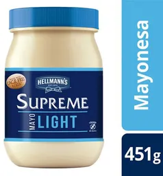 Hellmanns Mayonesa Supreme Light Premium 