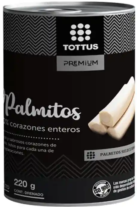 Tottus Palmito Entero Premium