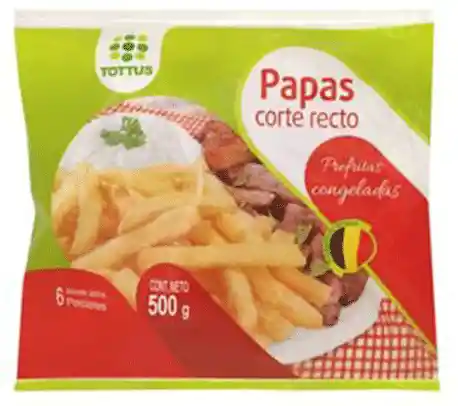 Tottus Papas Frita Recta Congelada