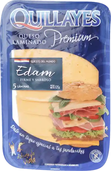 Quillayes Queso Edam Premium Laminado
