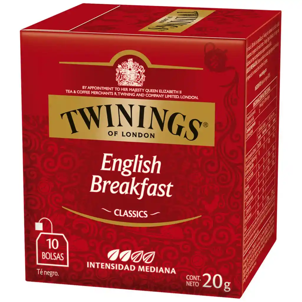 Twining Te English Breakfast 10 Bolsitas